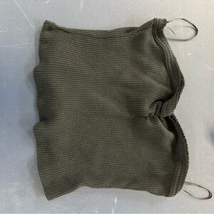 Urban Outfitters Black Ribbed Tube Top